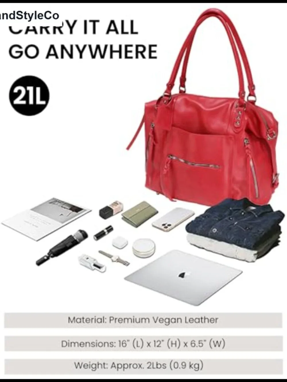 Large Vegan Leather Hobo Tote Crossbody Bag Adjustable Strap